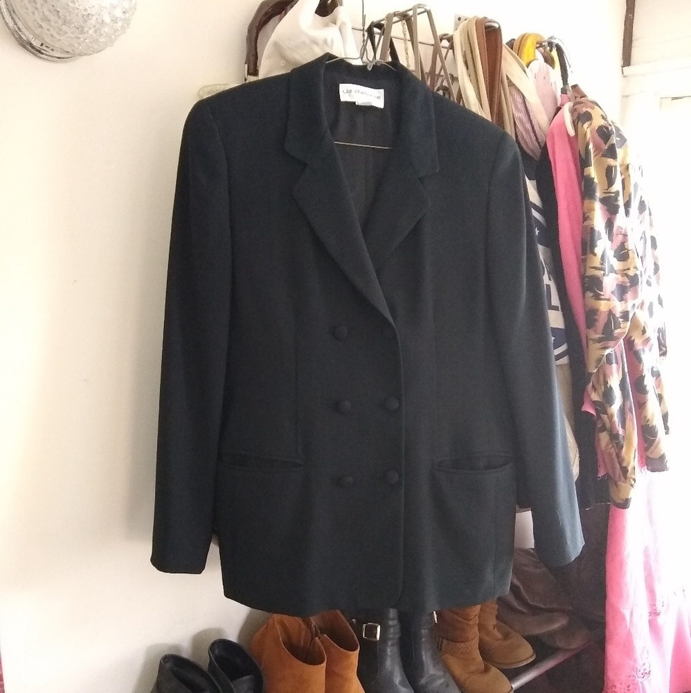 Liz Claiborne 2-piece double breasted skirt suit